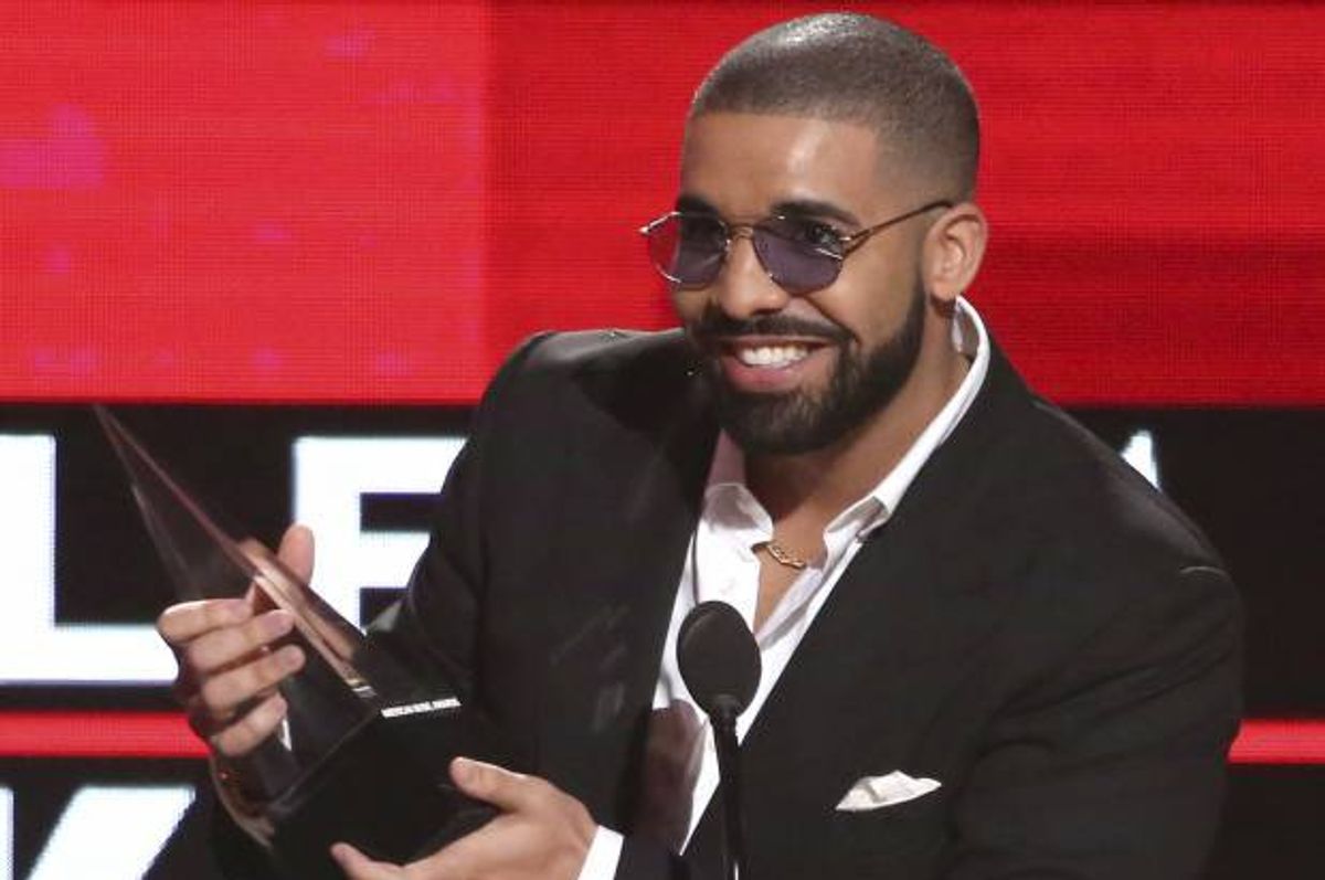 Drake at the American Music Awards in Los Angeles.  (Matt Sayles/Invision/AP)