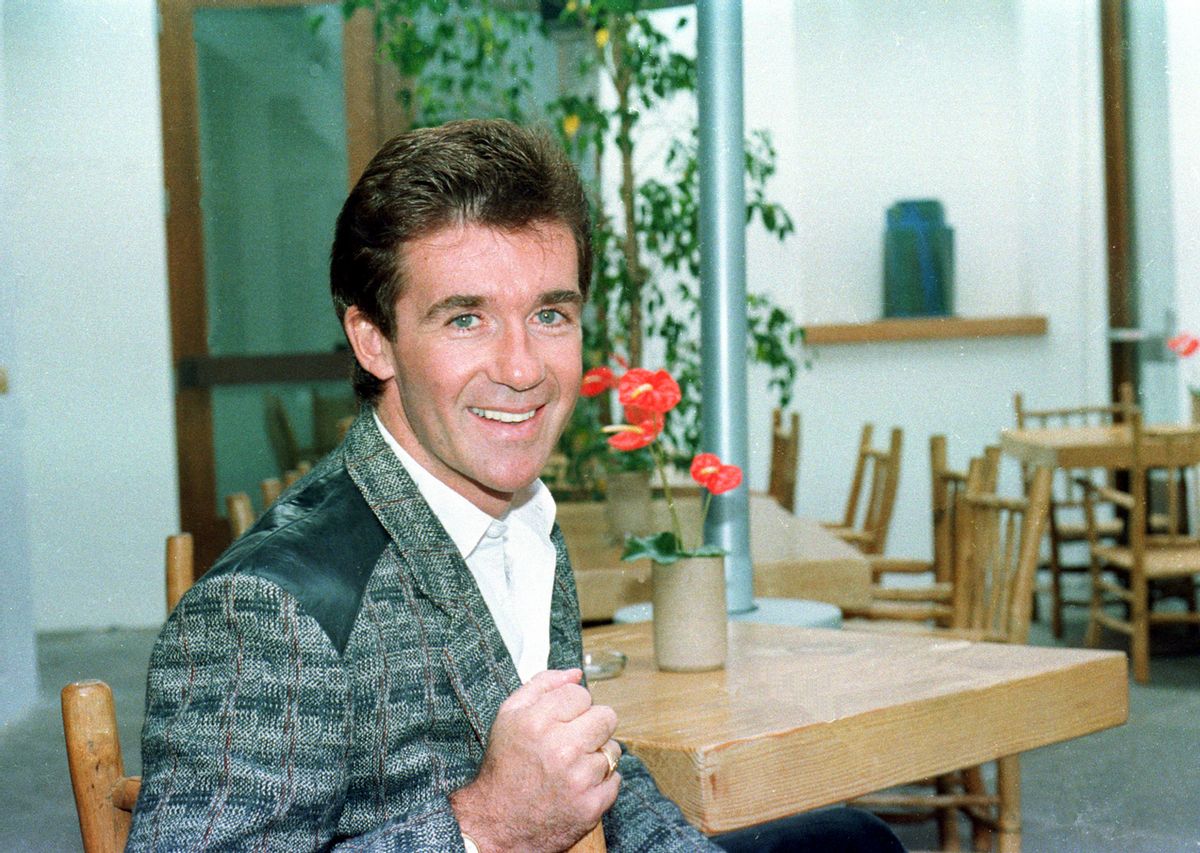 FILE - This Oct. 31, 1986 file photo shows actor Alan Thicke in Los Angeles. On Tuesday, Dec. 13, 2016, a publicist said the actor has died at the age of 69. (AP Photo/Nick Ut) (Associated Press)