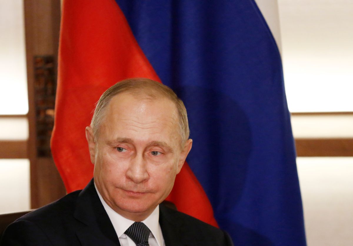 Russian President Vladimir Putin is seen in Nagato, western Japan, Thursday, Dec. 15, 2016. The Obama administration suggested Thursday that Putin personally authorized the hacking of Democratic officials’ email accounts in the run-up to the presidential election, which intelligence agencies believe was designed to help Donald Trump prevail. The White House also leveled an astounding attack on Trump himself, saying he must have known of Russia’s interference. (Toru Hanai/Pool Photo via AP) (AP)