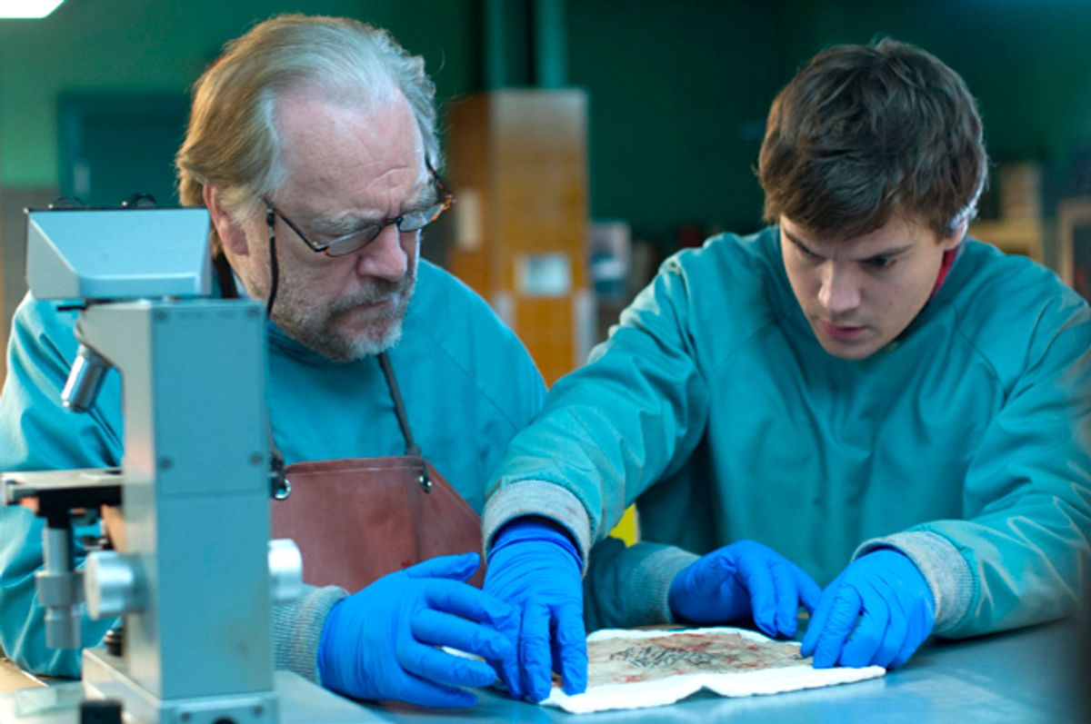 Brian Cox and Emile Hirsch in "The Autopsy of Jane Doe"   (IFC)