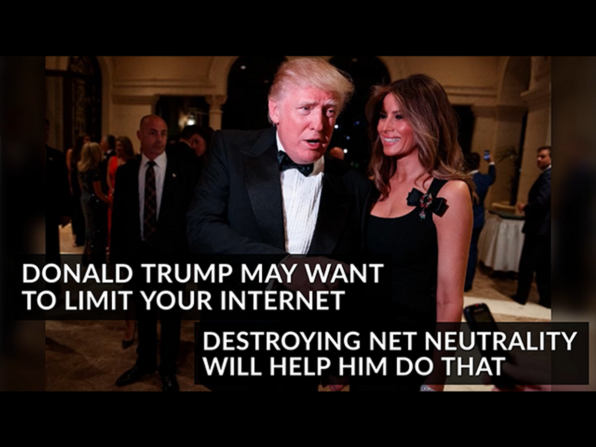 WATCH: Donald Trump May Want To Limit Your Internet By Destroying Net ...