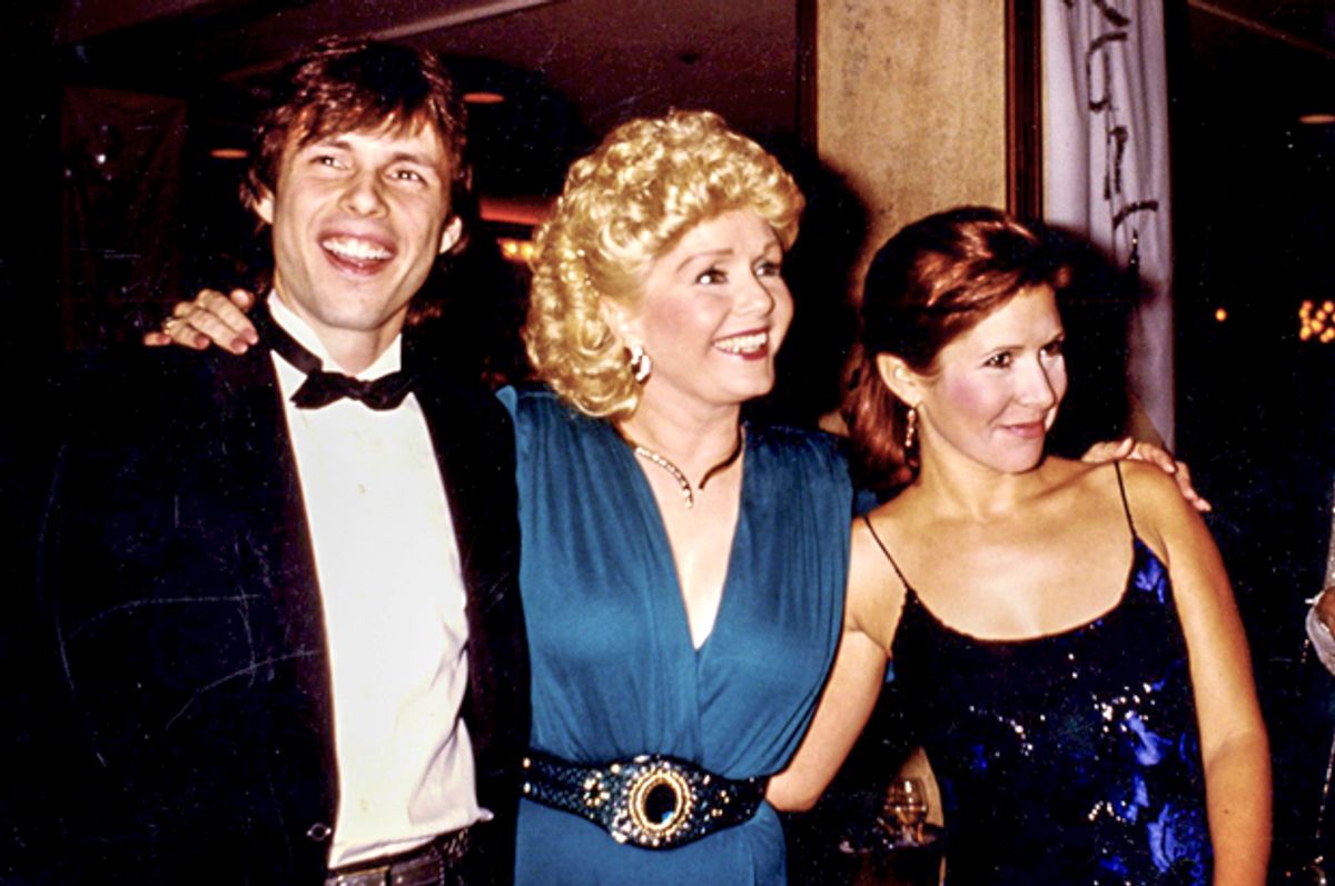 Todd Fisher, Debbie Reynolds, Carrie Fisher   (Fisher Family Archives/HBO)
