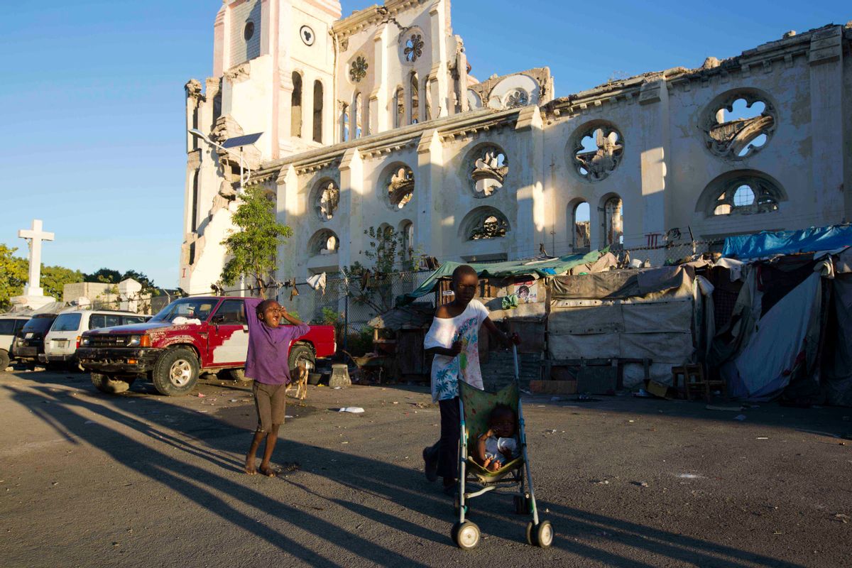  (AP Photo/Dieu Nalio Chery)