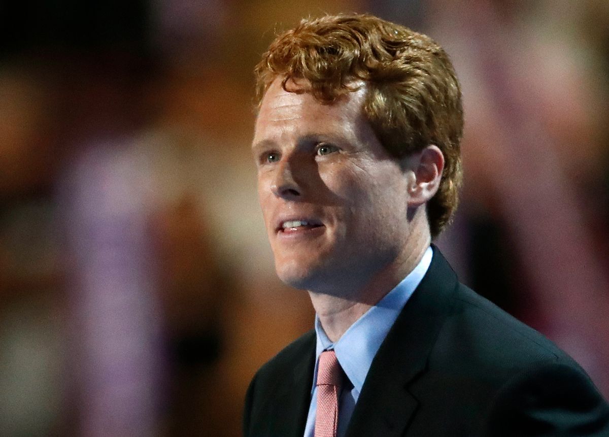 FILE - In this July 25, 2016, file photo, Rep. Joe Kennedy, D-Mass., speaks during the first day of the Democratic National Convention in Philadelphia. In an interview Wednesday, Jan. 18, 2017, with The Associated Press, Kennedy said his fellow Democrats have to listen harder to those core party voters who failed to come home in the November 2016 election.  (AP Photo/Paul Sancya, File) (AP)