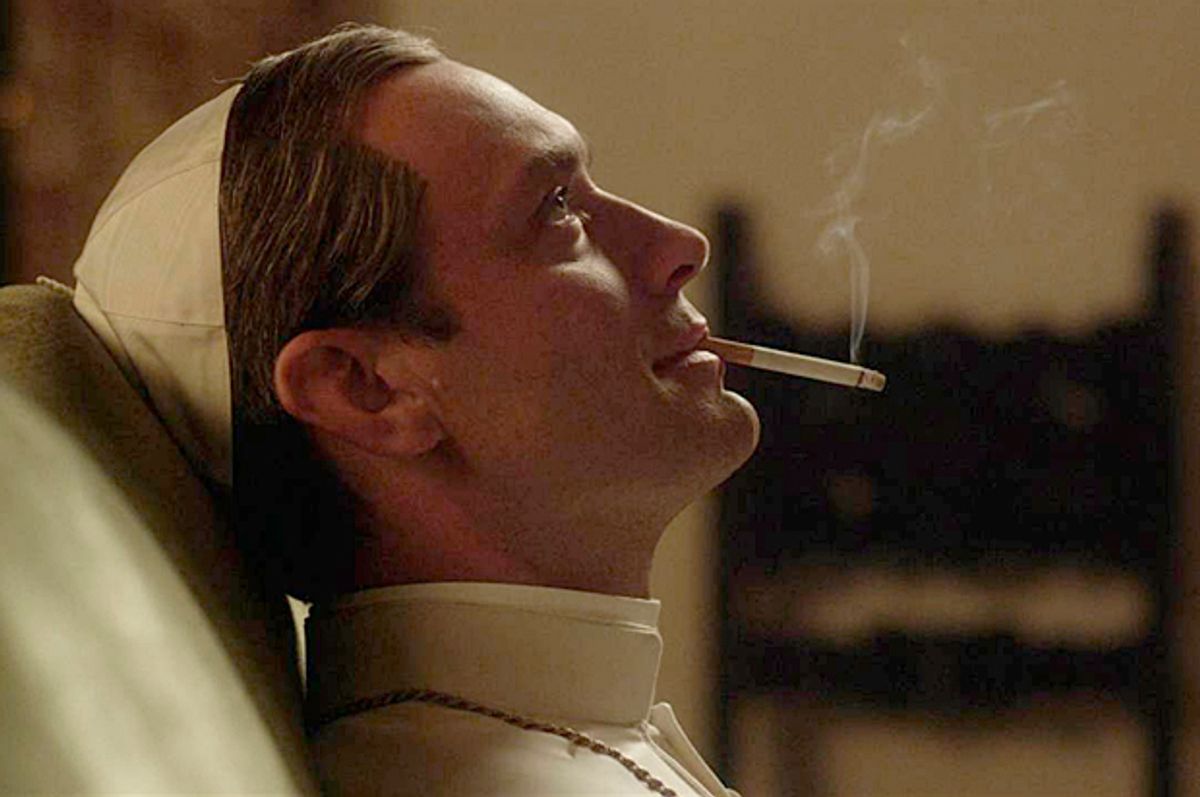 Jude Law in "The Young Pope."   (HBO)