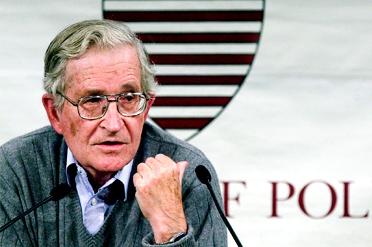 Noam Chomsky   (Getty/William B. Plowman)
