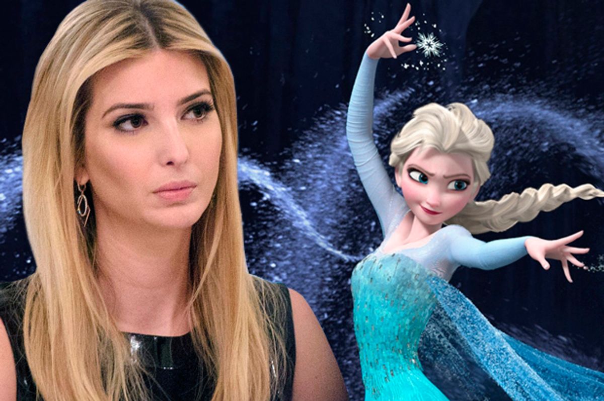 Ivanka Trump; "Frozen"   (Getty/Brendan Smialowski/Disney)