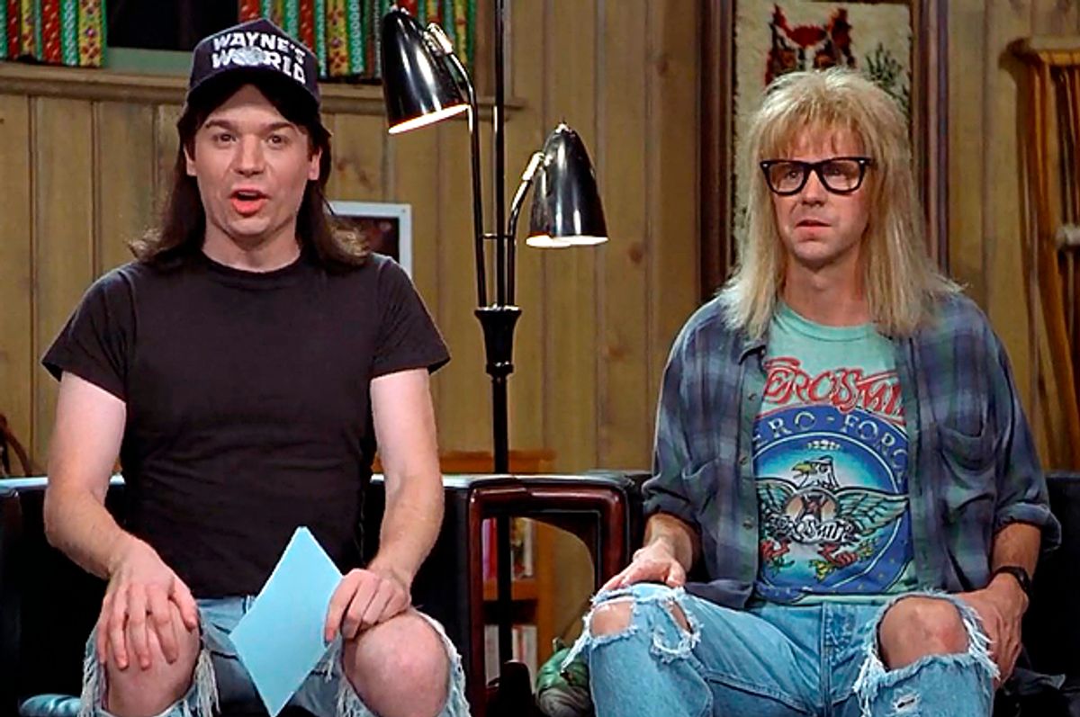 Mike Myers and Dana Carvey in "Wayne's World"   (Paramount Pictures)