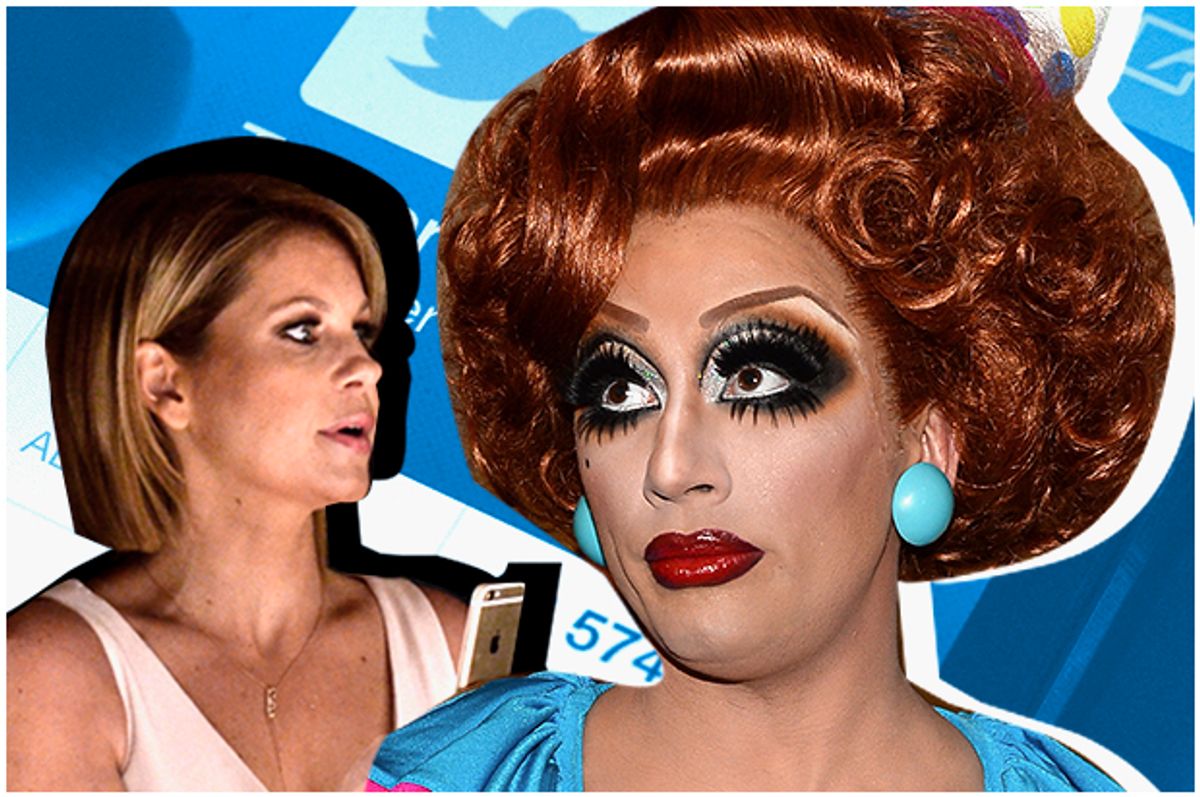 Candace Cameron-Bure and Bianca Del Rio    (Getty Images/Kris Connor/Ethan Miller/Damien Meyer)