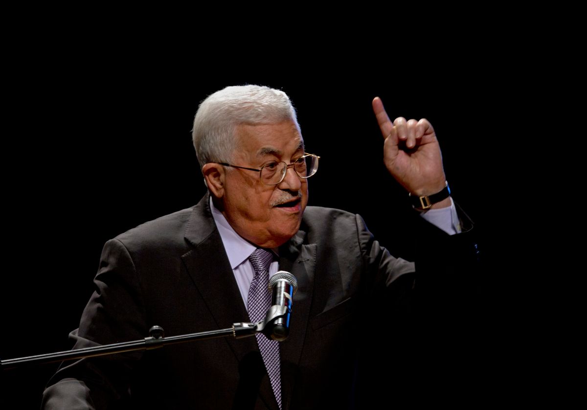 FILE -- In this Oct. 1, 2016 file photo, Palestinian President Mahmoud Abbas, speaks during a conference in the West Bank City of Bethlehem. Abbas told Palestinian diplomats in Bahrain on Wednesday, April 12, 2017, that  he will take "unprecedented steps" to end the political division between his West Bank-based autonomy government and the Hamas-run Gaza Strip. Measures will likely include more financial pressure on Gaza, after he recently slashed salaries of 60,000 ex-civil servants and members of the security forces by one-third. (AP Photo/Majdi Mohammed, File) (AP)