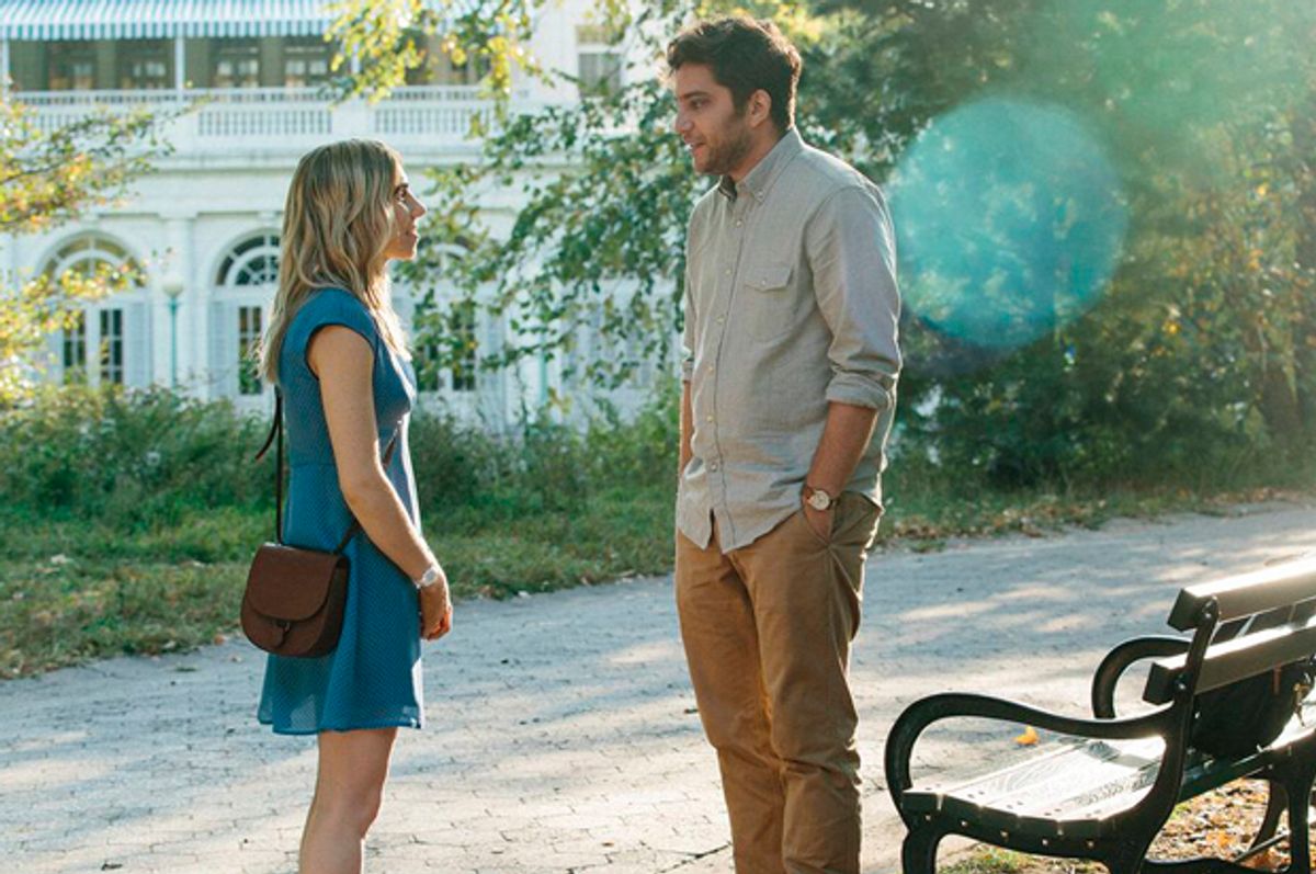 Zosia Mamet and Matthew Shear in "The Boy Downstairs"   (Tribeca Film Festival)