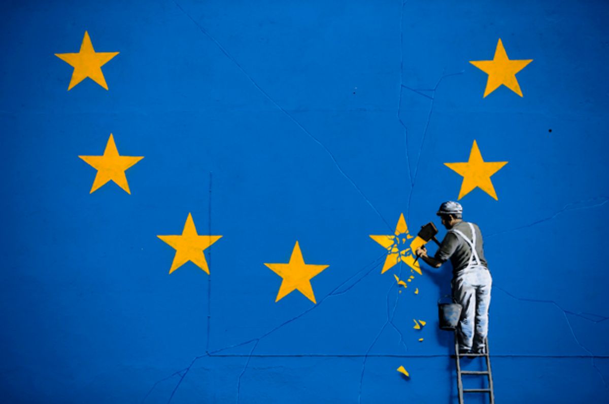 Mural by Banksy (Getty/Daniel Leal-Olivas)