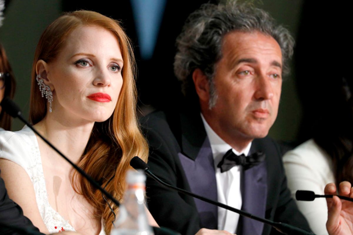 Jessica Chastain at 70th annual Cannes Film Festival (Getty/Andreas Rentz)