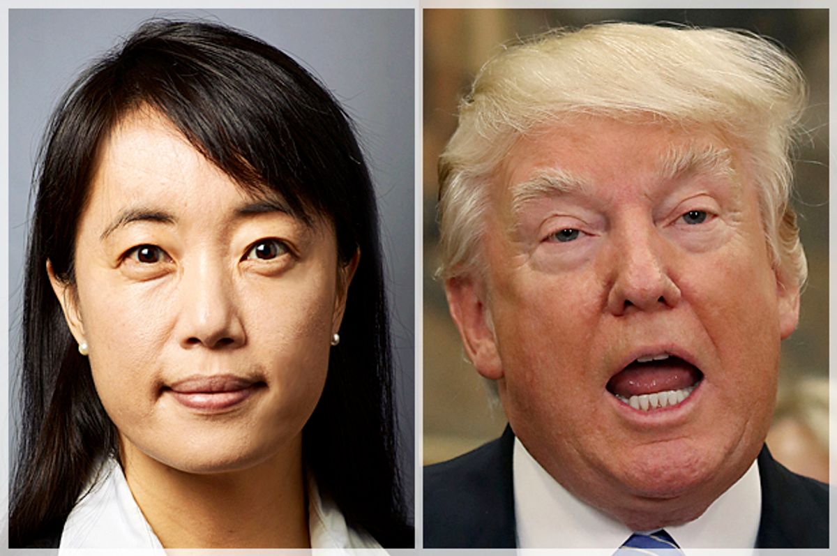 Bandy Lee; Donald Trump   (Yale/Getty/Mark Wilson)