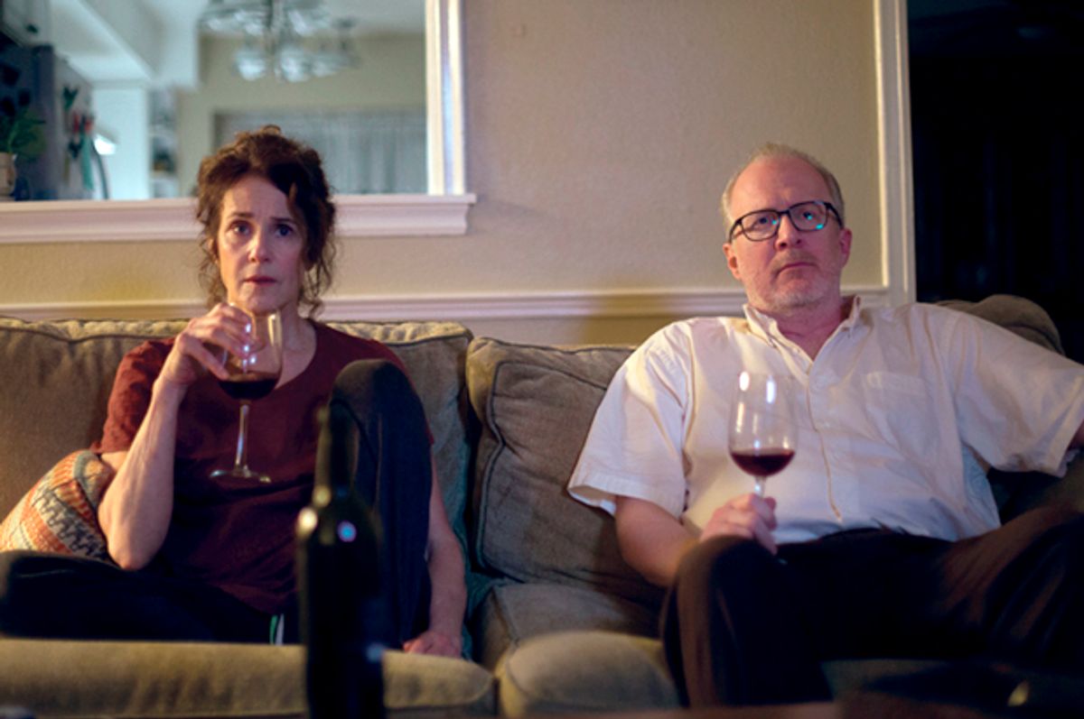 Debra Winger and Tracy Letts in "The Lovers"   (A24)