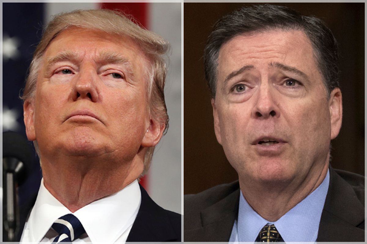 Donald Trump; James Comey   (AP/Jim Lo Scalzo/Jeff Malet, maletphoto.com)