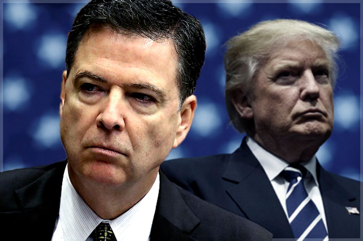 James Comey, Donald J. Trump (Getty Images/Drew Angerer/Mark Wilson)
