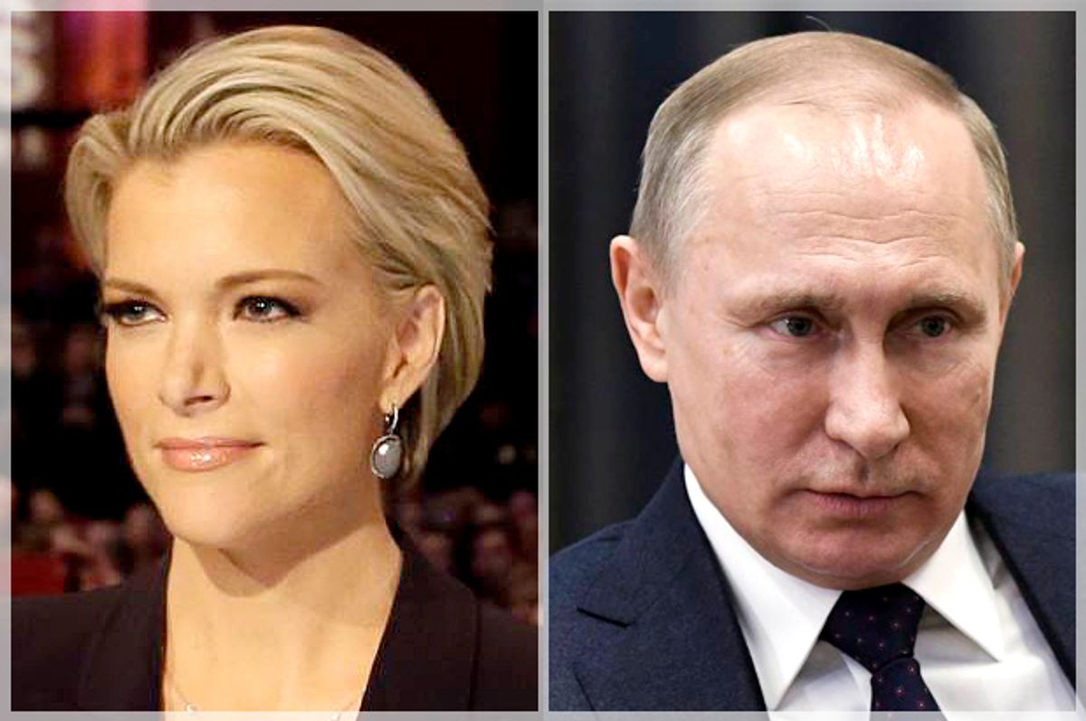 Megyn Kelly; Vladimir Putin   (AP/Chris Carlson/Alexei Nikolsky)