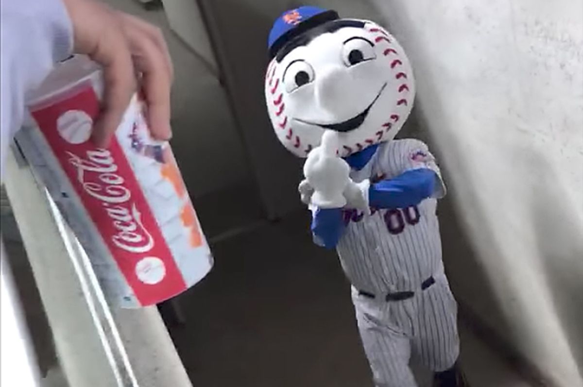 Mr. Met latest mascot to behave badly