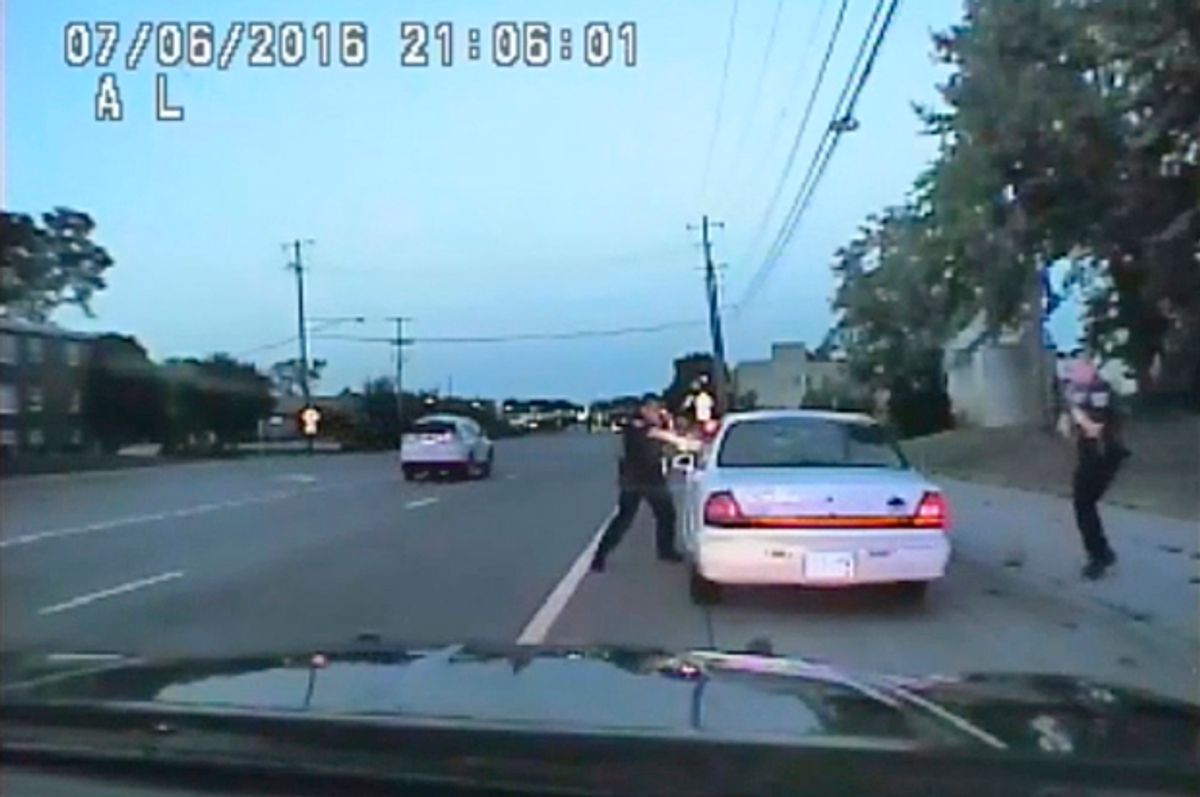 Dashcam footage of St. Anthony Police officer Jeronimo Yanez (St. Anthony Police department)