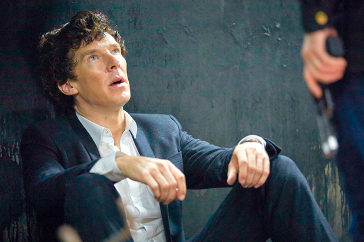 Benedict Cumberbatch as Sherlock Holmes in "Sherlock" (Hartswood Films/Robert Viglasky)