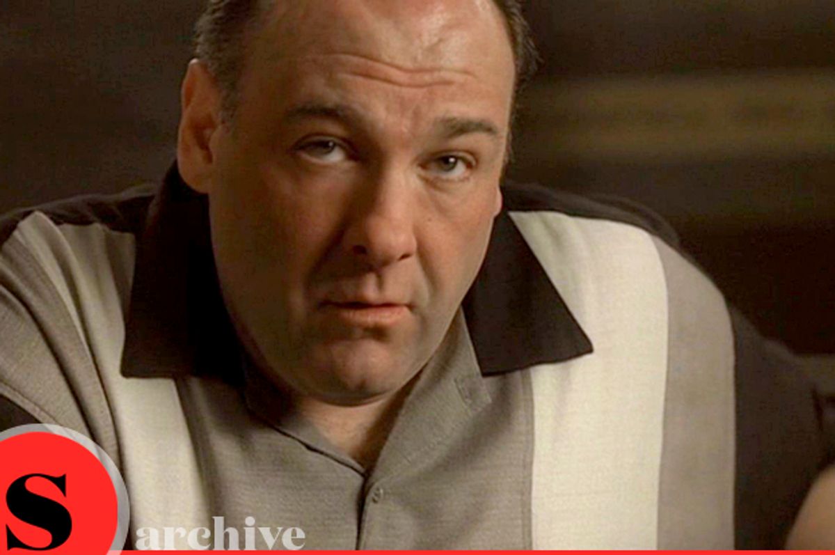 James Gandolfini as Tony Soprano in "The Sopranos" (HBO)