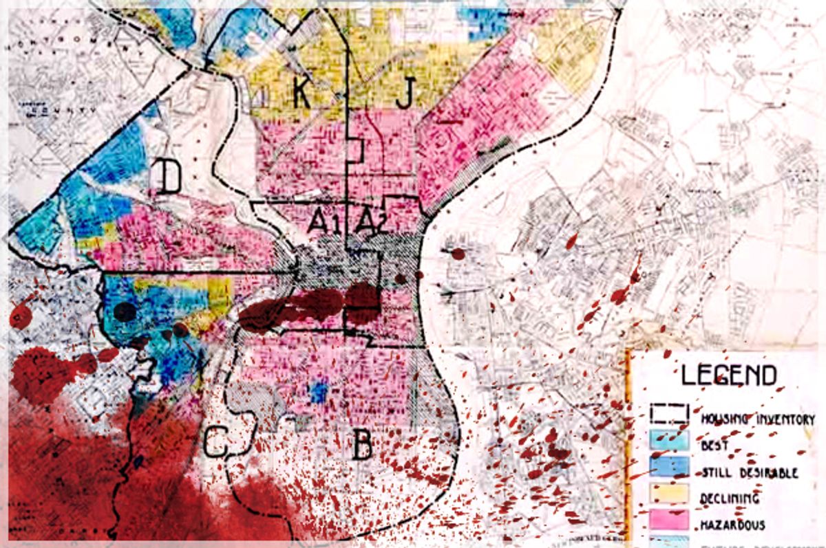Hotspots for gun violence observe carefully with racist redlining insurance policies of the previous