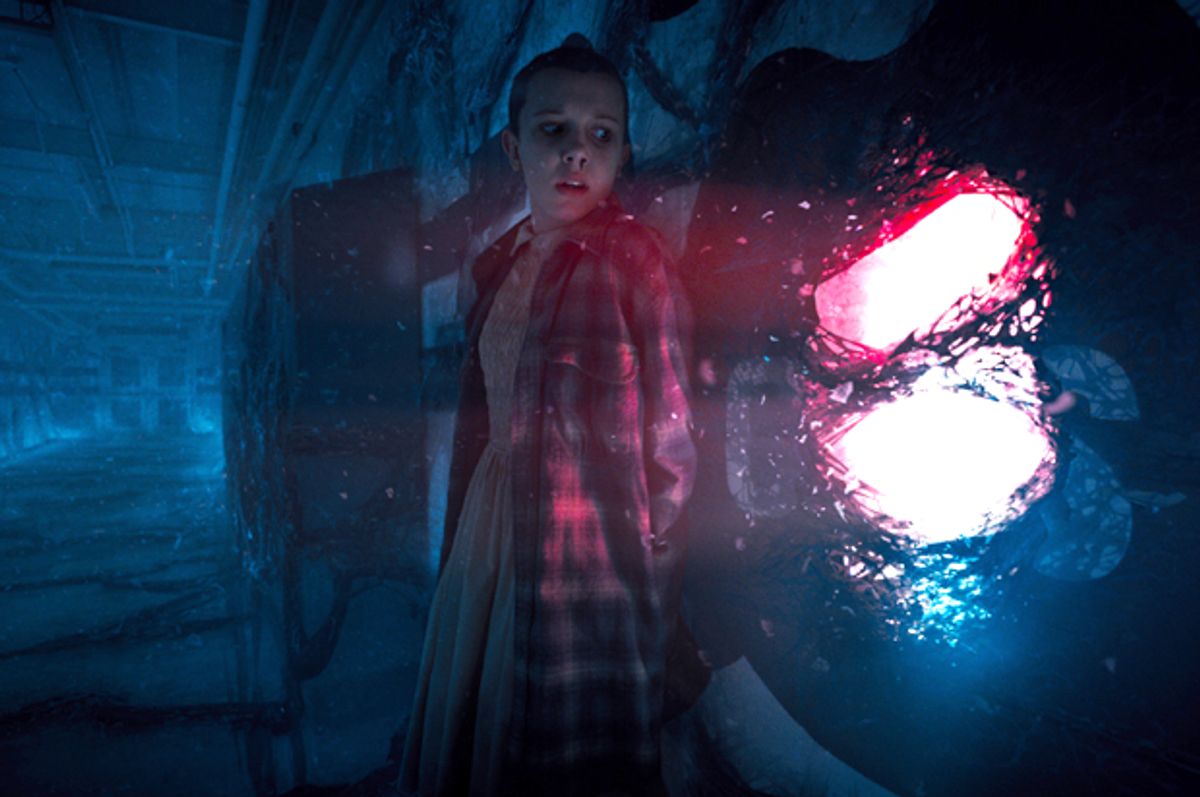 Millie Bobby Brown as Eleven in "Stranger Things" (Courtesy Netflix)