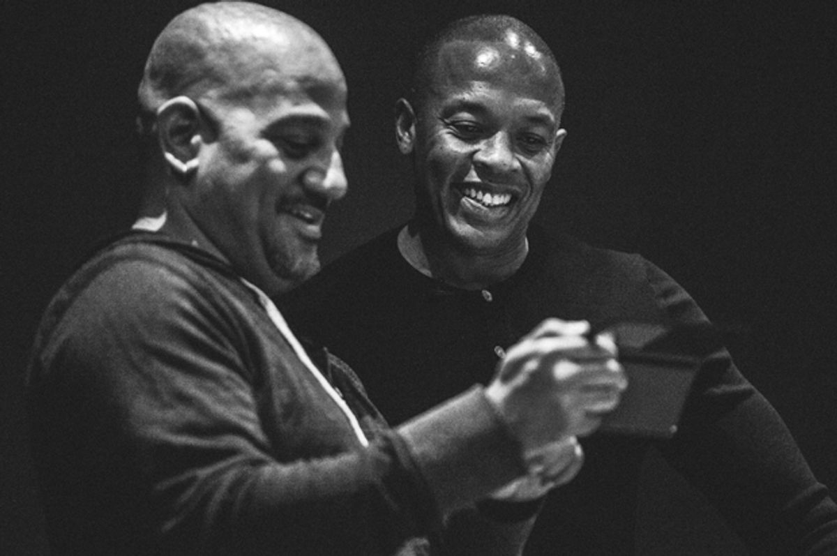 Allen Hughes and Dr. Dre in "The Defiant Ones" (HBO/G L Askew II)