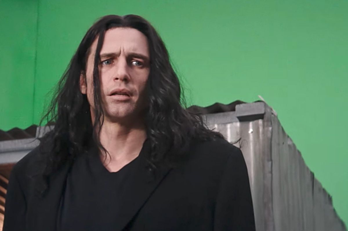 James Franco as Tommy Wiseau in "The Disaster Artist" (A24)