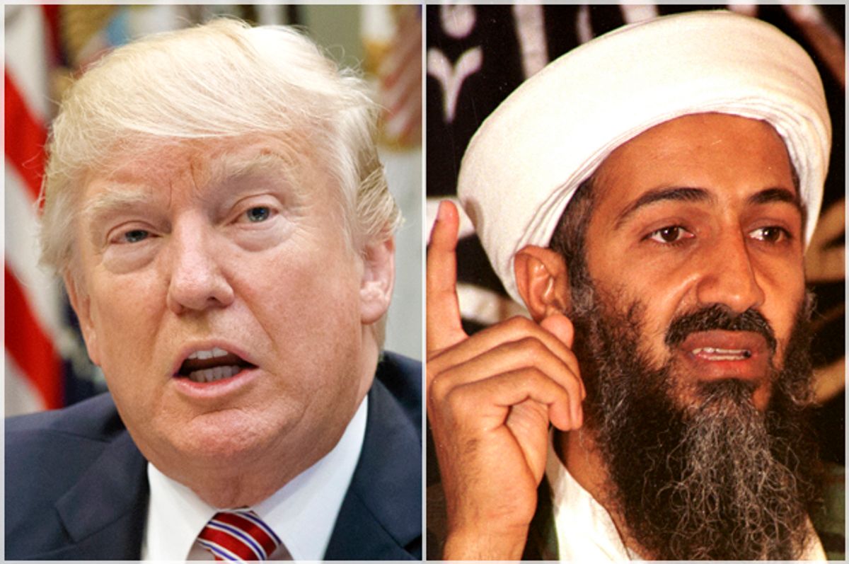 Donald Trump ; Osama Bin Laden   (AP/Evan Vucci/Getty)