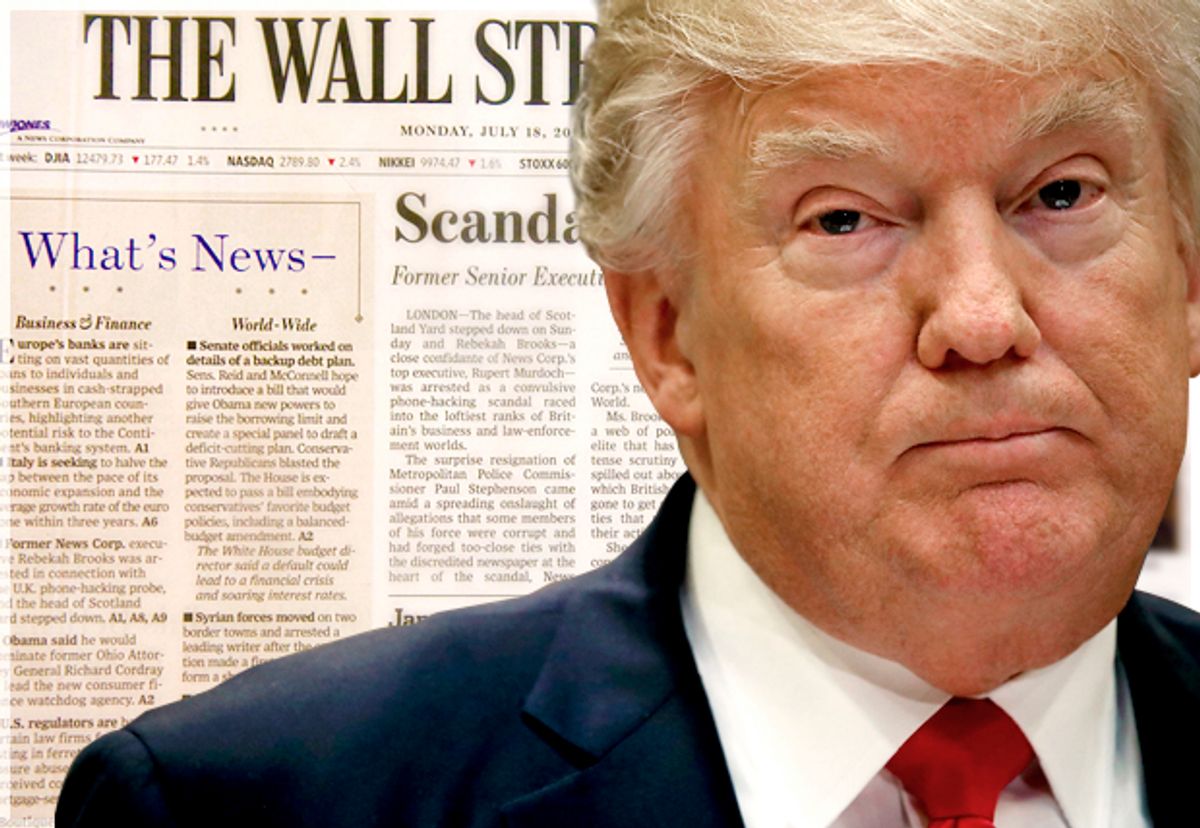 The Wall Street Journal's Trump problem