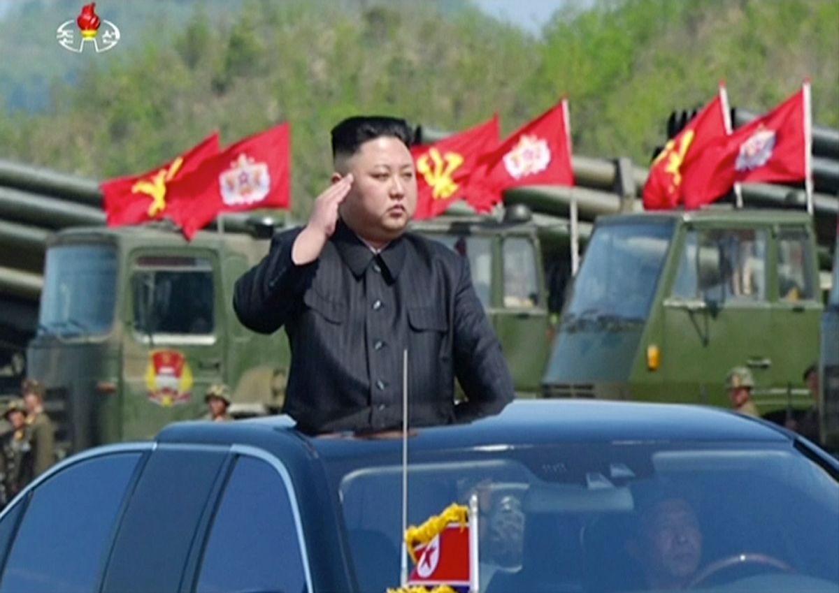 Kim Jong-Un   (KRT via AP Video)