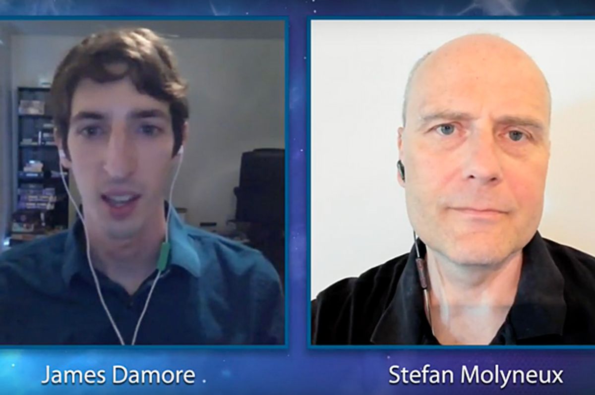 James Damore; Stefan Molyneux   (Youtube/Stefan Molyneux)