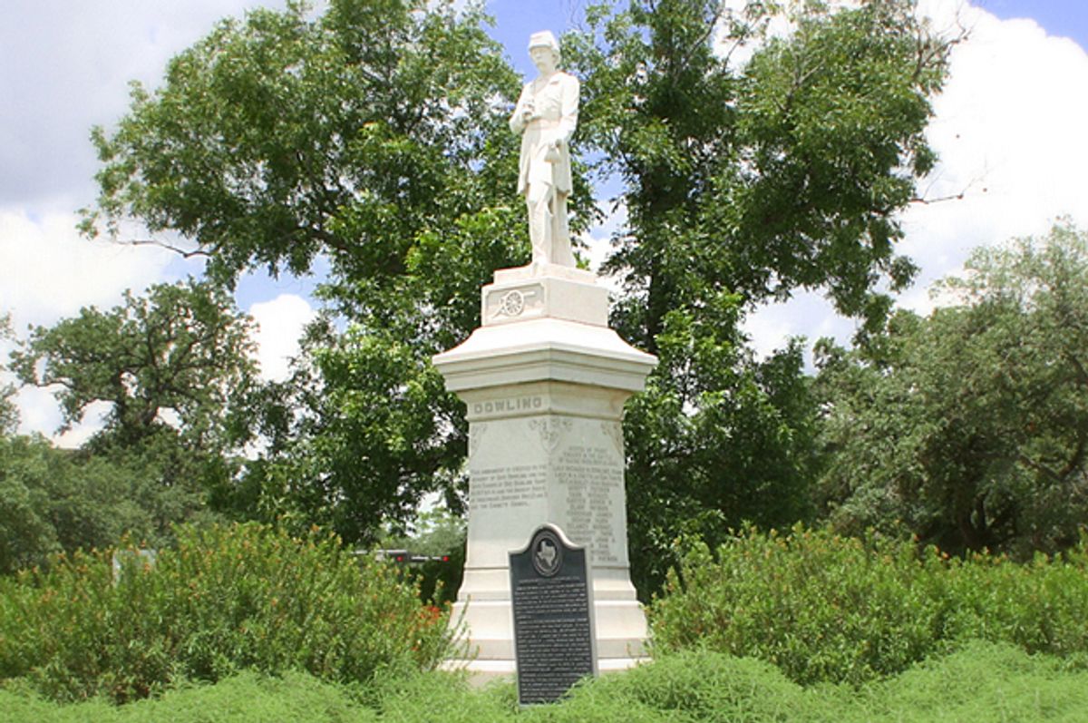 Richard Dowling Statue in Hermann Park, Houston, Texas (Houston Parks)
