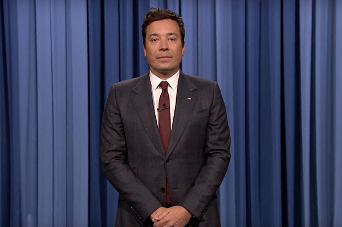 Jimmy Fallon addresses the events in Charlottesville (Youtube/The Tonight Show Starring Jimmy Fallon)