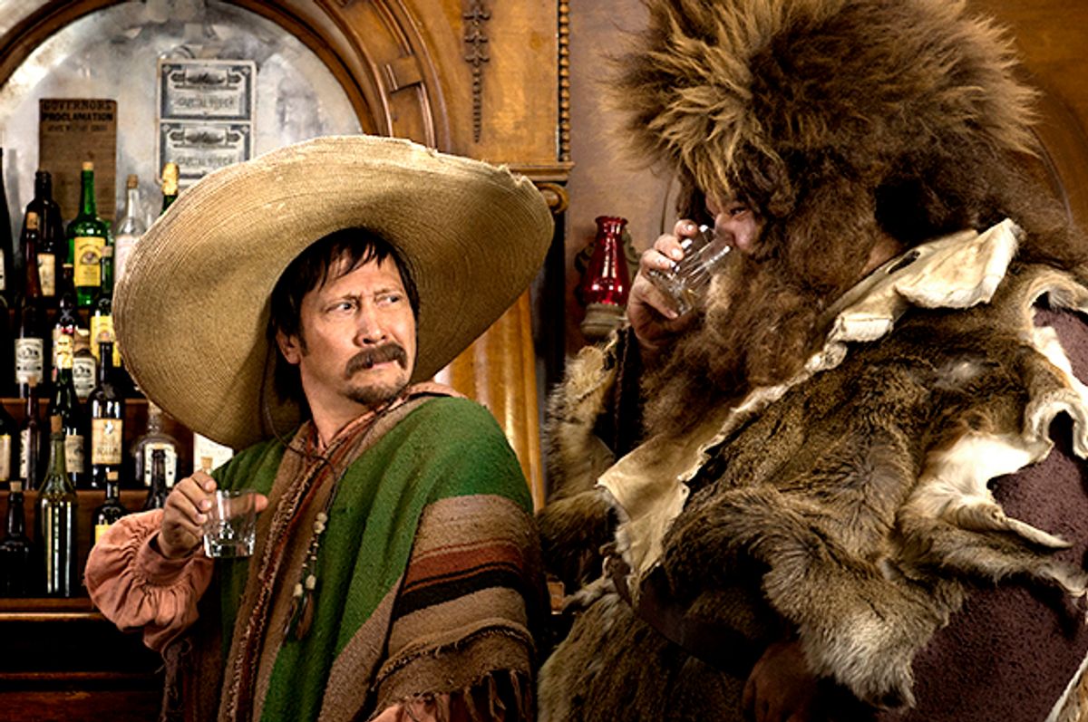 Rob Schneider and Jorge Garcia in "The Ridiculous 6" (Ursula Coyote/netflix)