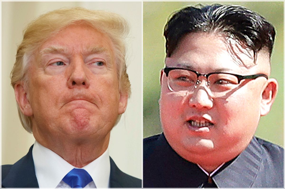 Donald Trump; Kim Jong-un   (AP/Evan Vucci/Wong Maye-E)