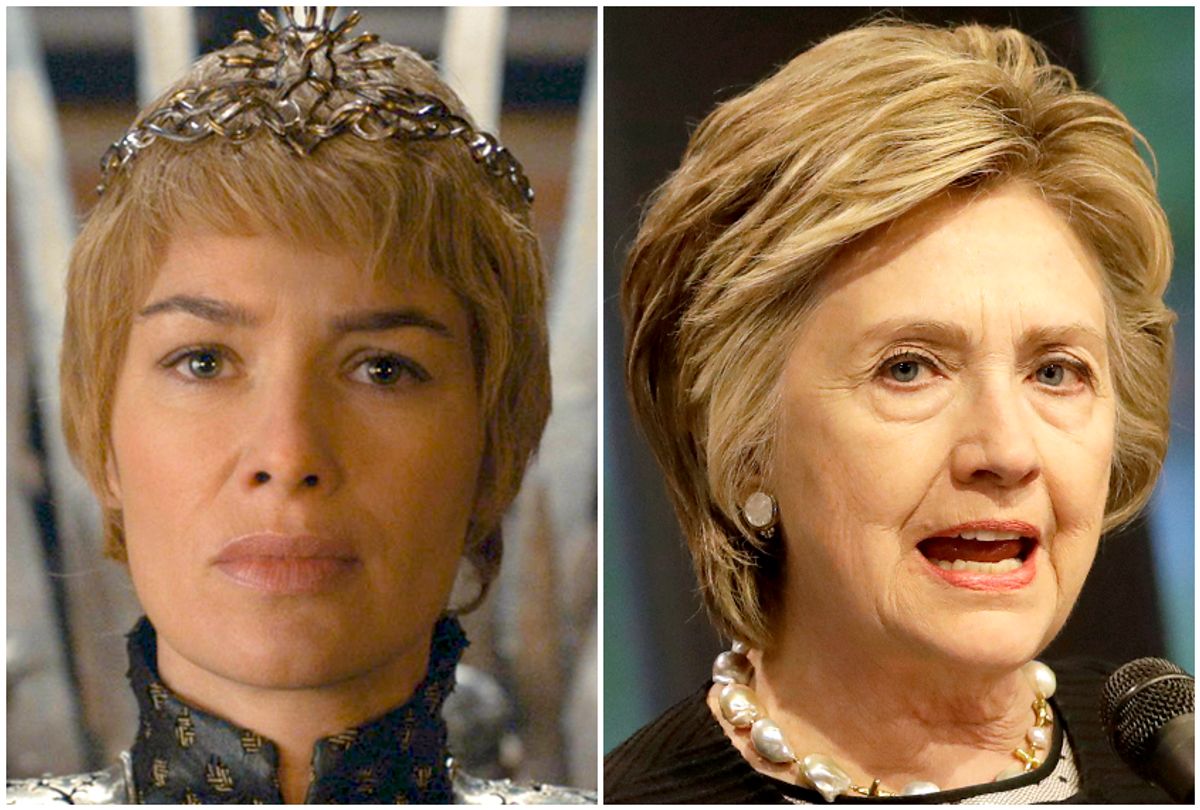 Cersei Lannister; Hillary Clinton  (HBO/AP/Patrick Semansky)
