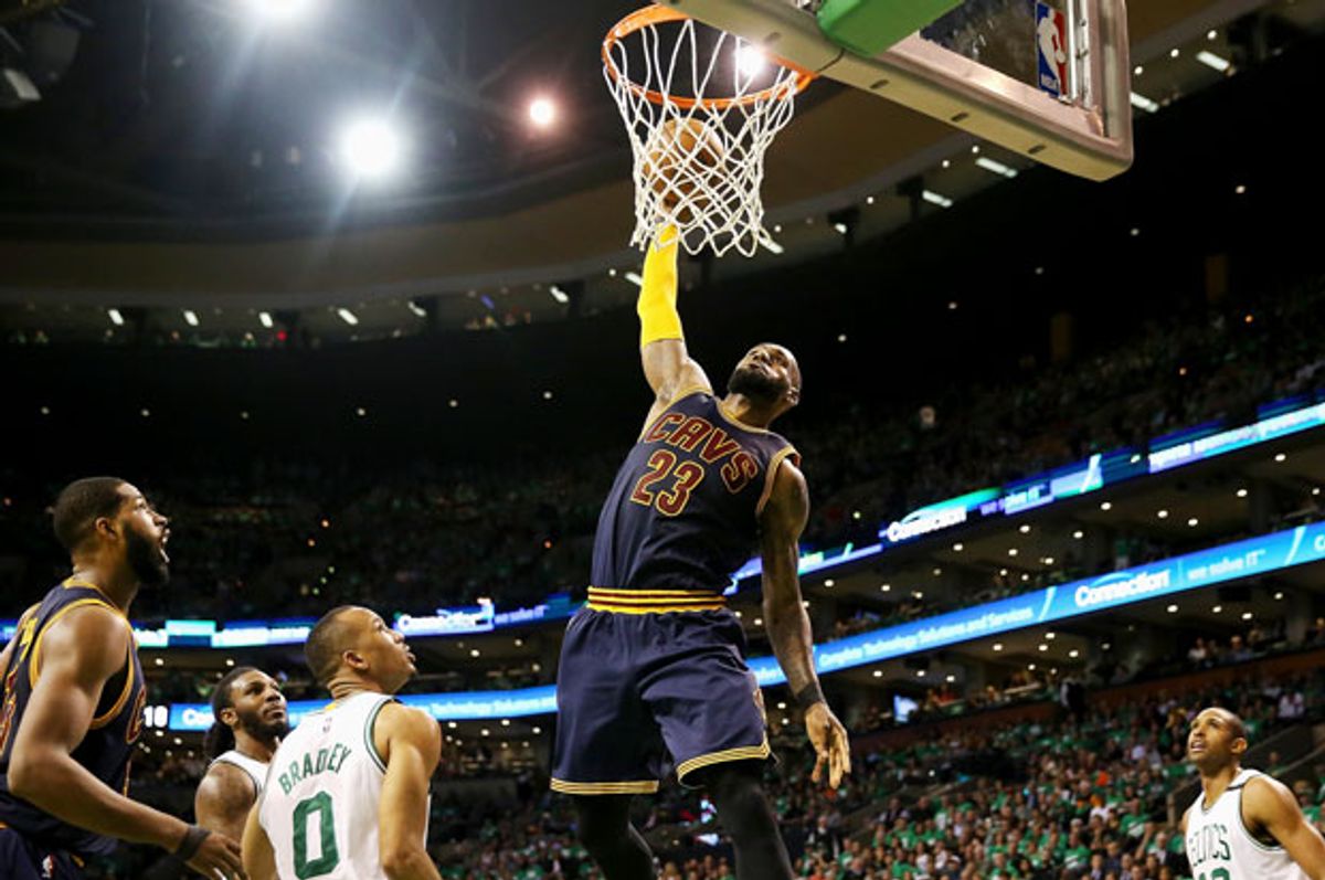 LeBron James #23 of the Cleveland Cavaliers   (Getty/Elsa)