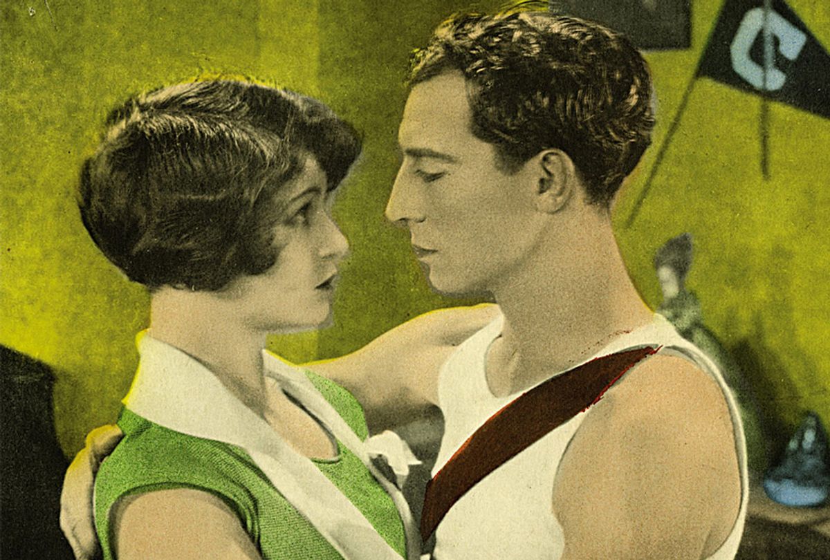 Anne Cornwall and Buster Keaton in "College" (United Artists)