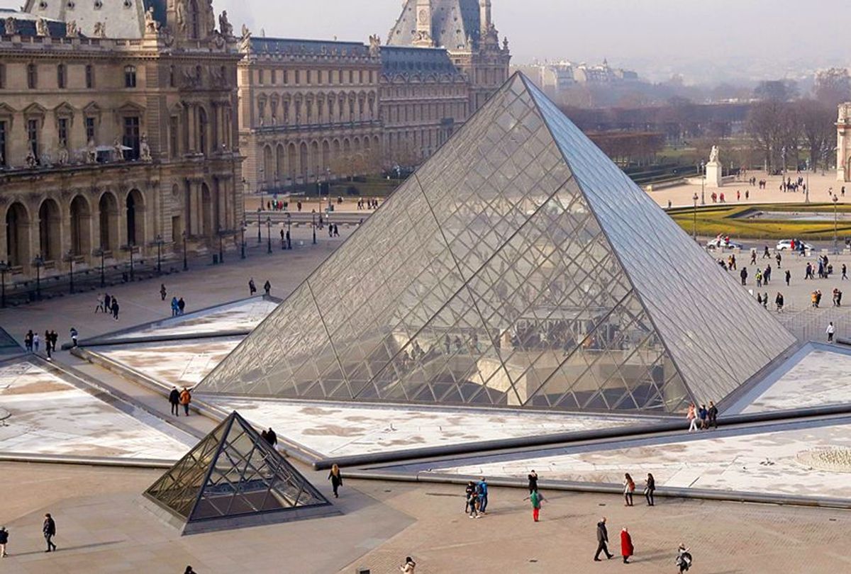 The pyramid of the Louvre museum (Getty/Francois Guillot)