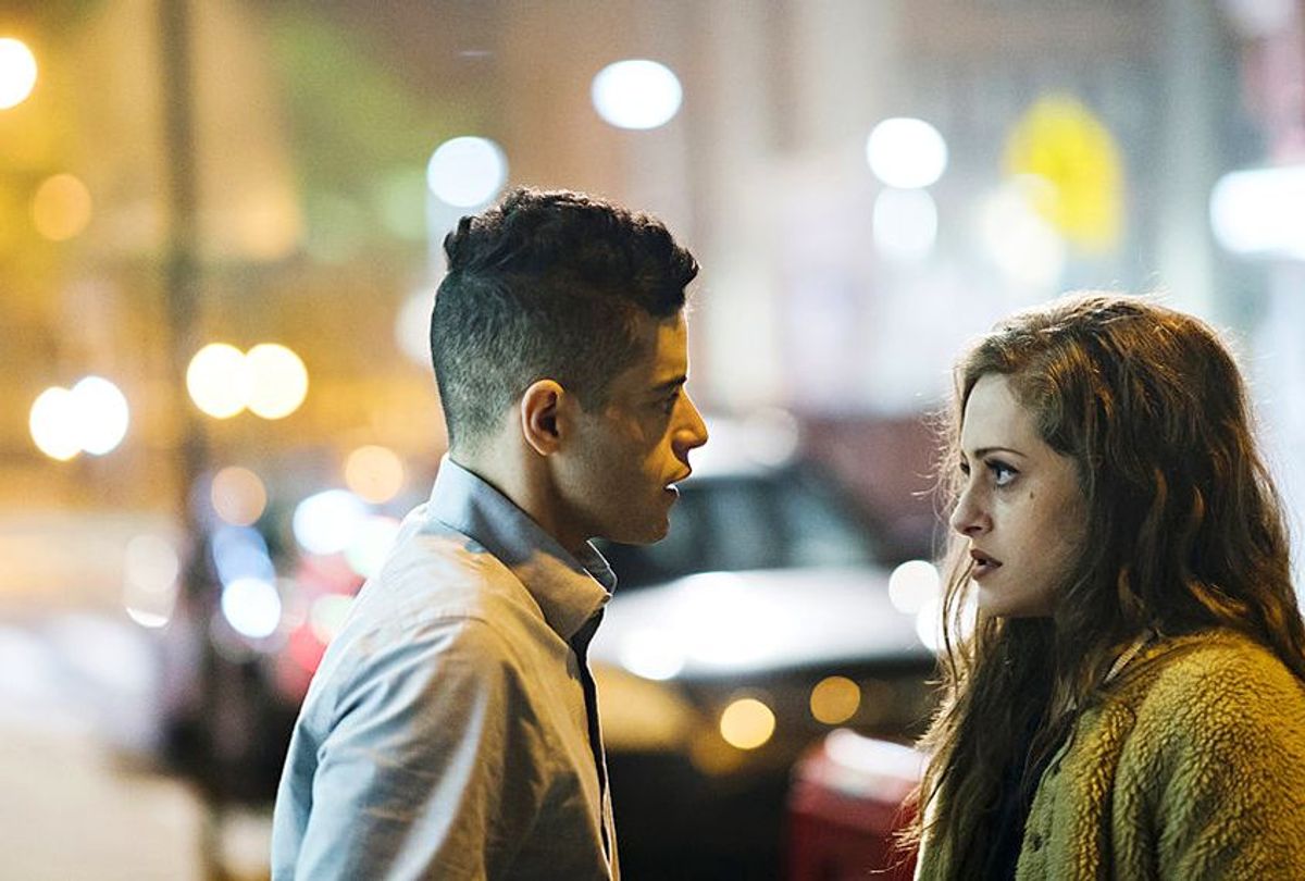 Rami Malek and Carly Chaikin in "Mr. Robot" (USA/Michael Parmelee)