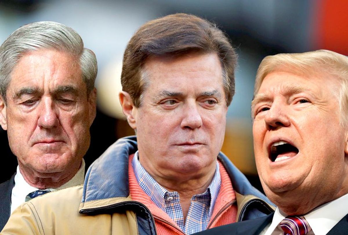 Robert Mueller; Paul Manafort; Donald Trump (Getty/AP/Salon)
