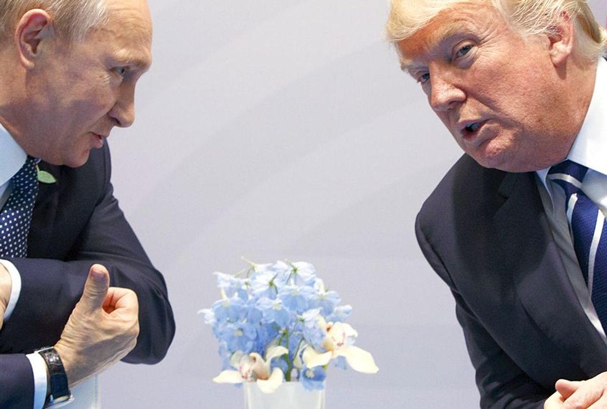 Vladimir Putin; Donald Trump (AP/Evan Vucci)