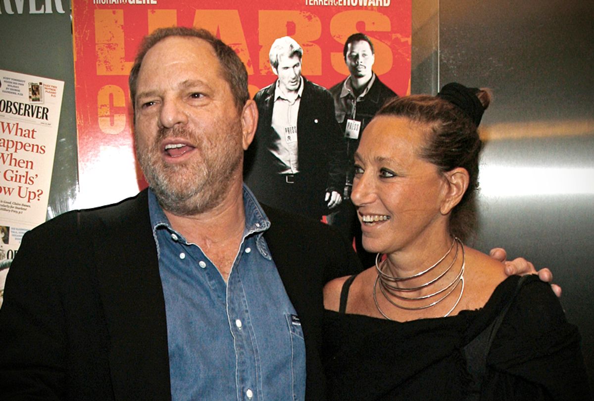 Harvey Weinstein and Donna Karan (AP/Rick Maiman)