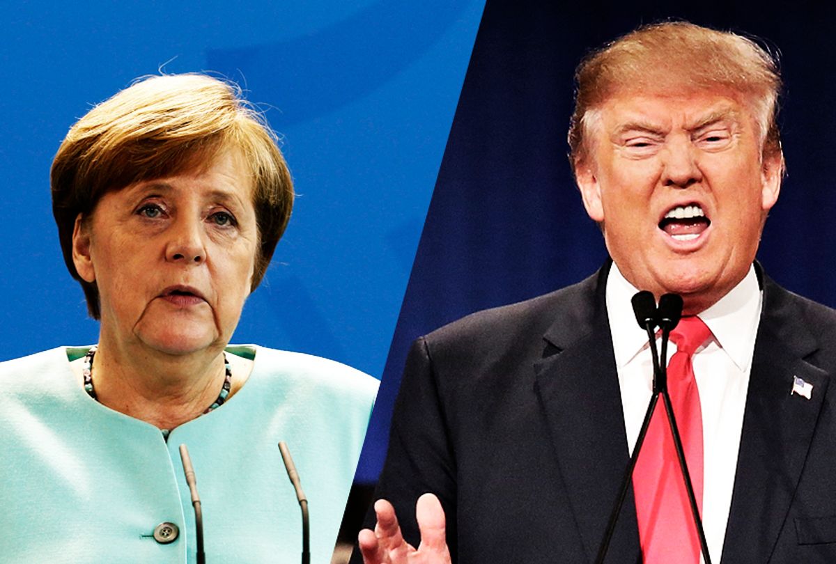 Angela Merkel; Donald Trump (Getty Images)