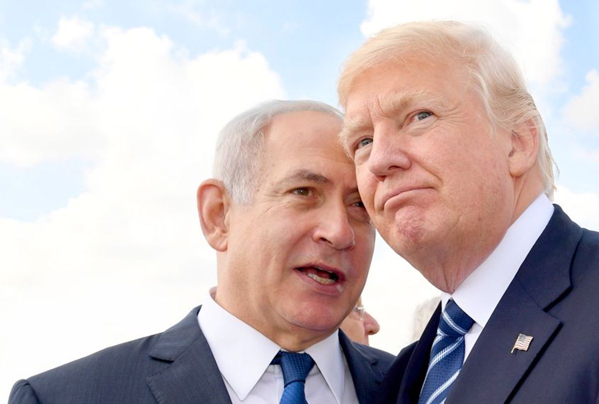 Israeli Prime Minister Benjamin Netanyahu; Donald Trump (Getty/Kobi Gideon)