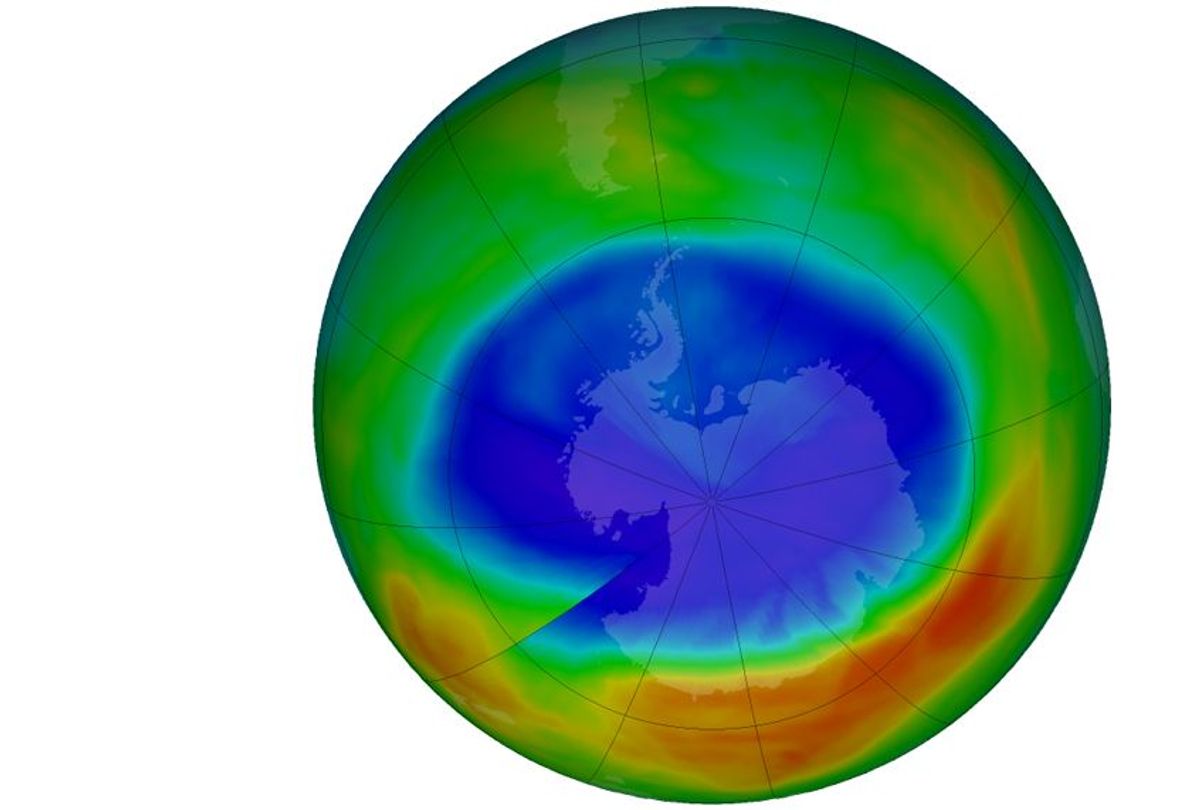 The ozone hole (NASA)