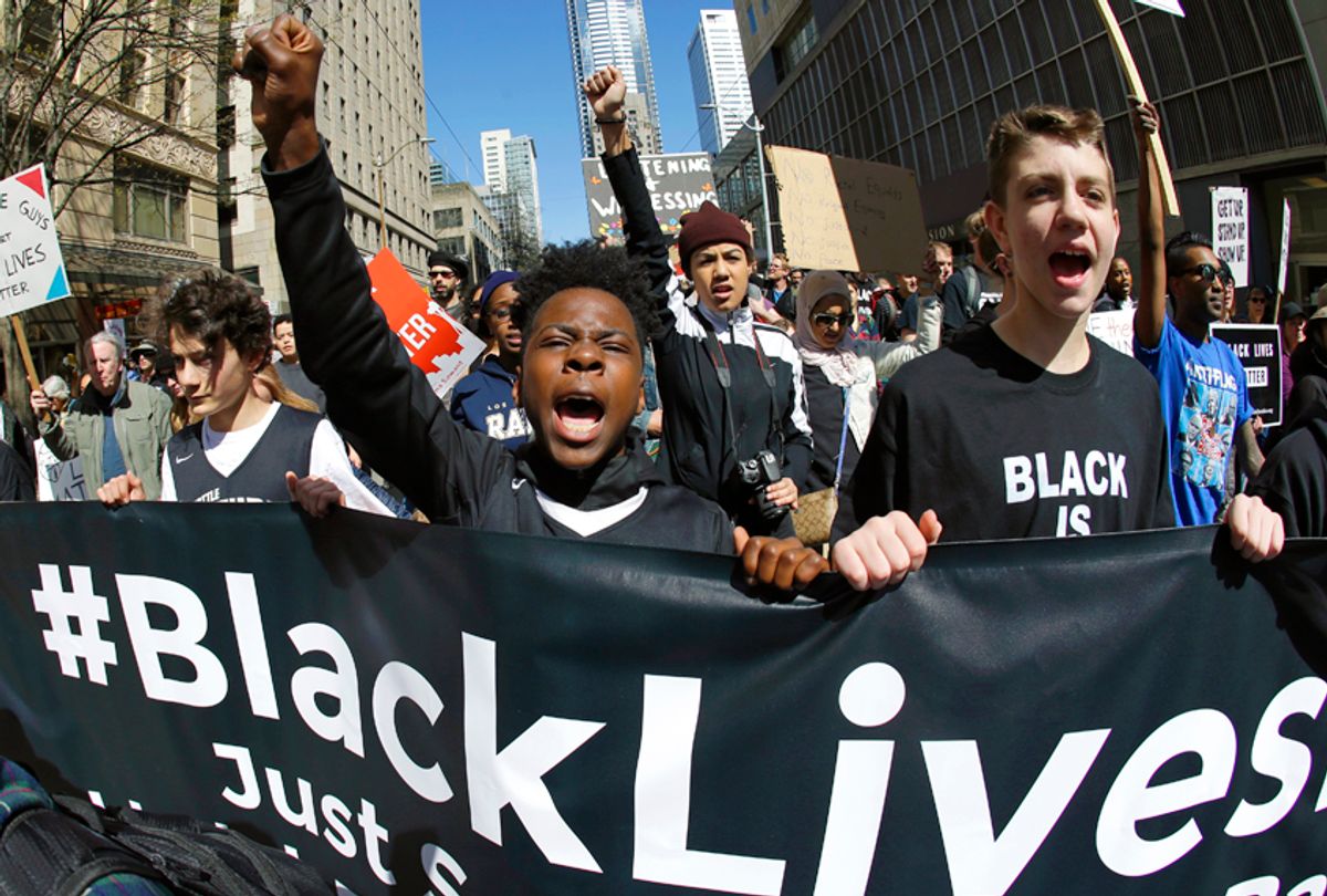 Black Lives Matter protest (AP/Ted S. Warren)